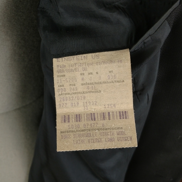 Hugo Boss navy blue wool blazer sport coat 44L - Picture 8 of 9